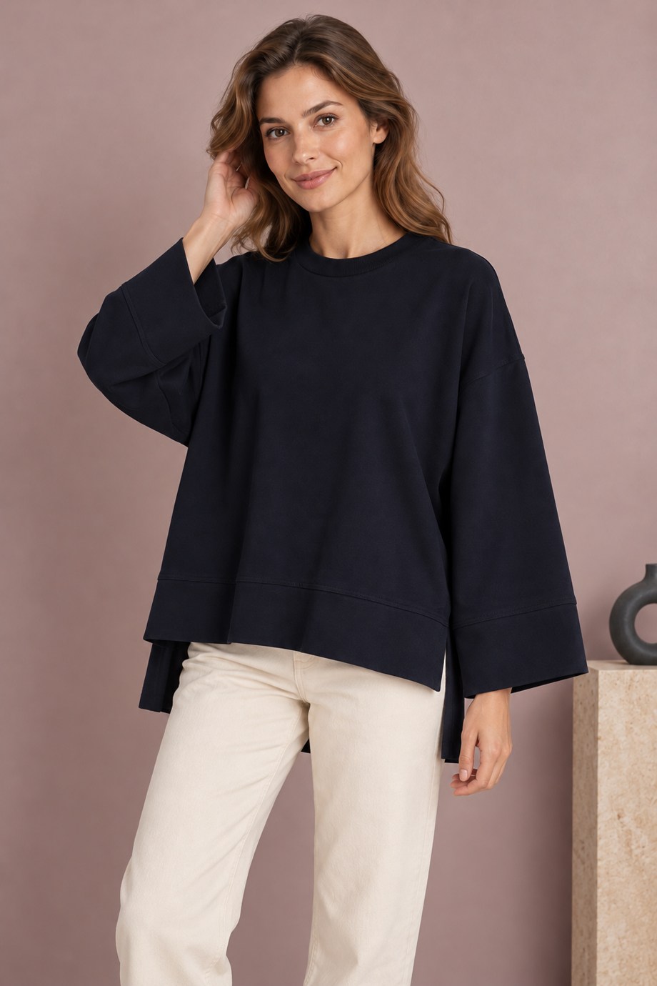 SOUL32560-2K7 SOUL BLUZ-NAVY