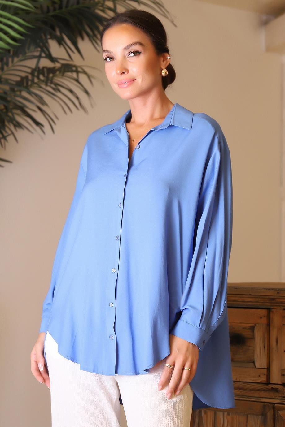 SY COOL8064-2Y4 SY COLL TUNİKMAVİ