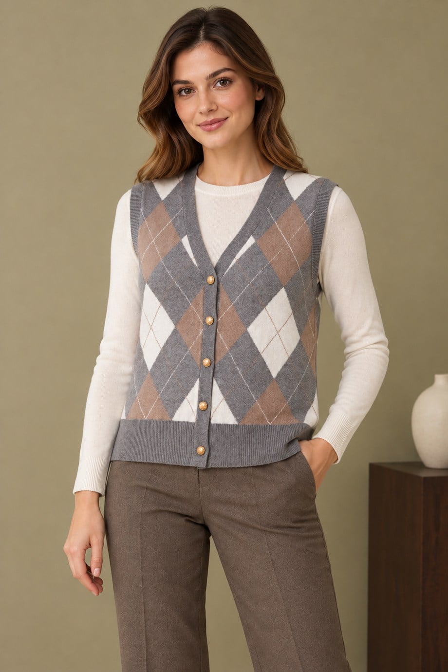 VELA2048-2K7 VELA KAZAK-GRİ