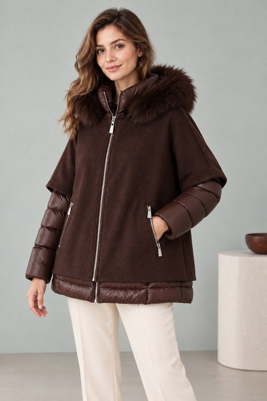 VELA2916-2K7 VELA MONT-KAHVE