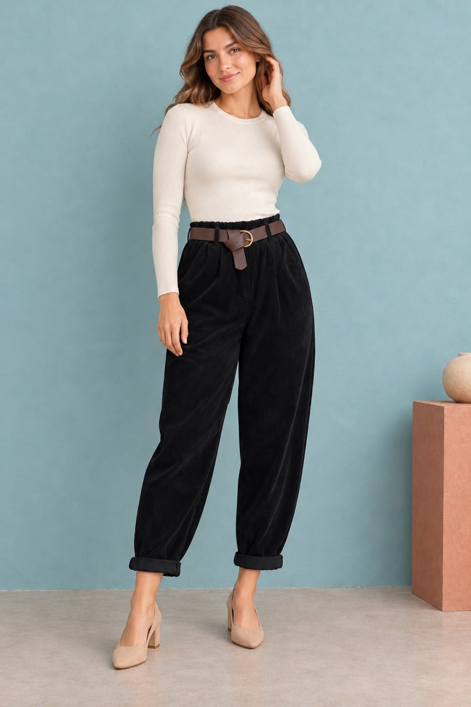 VELA33336-2K7 VELA PANTOLON-SİYAH