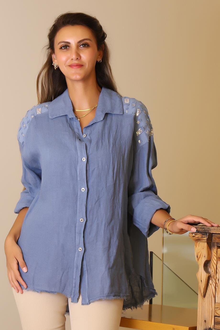 VELA81921-2Y5 VELA BLUZİNDİGO