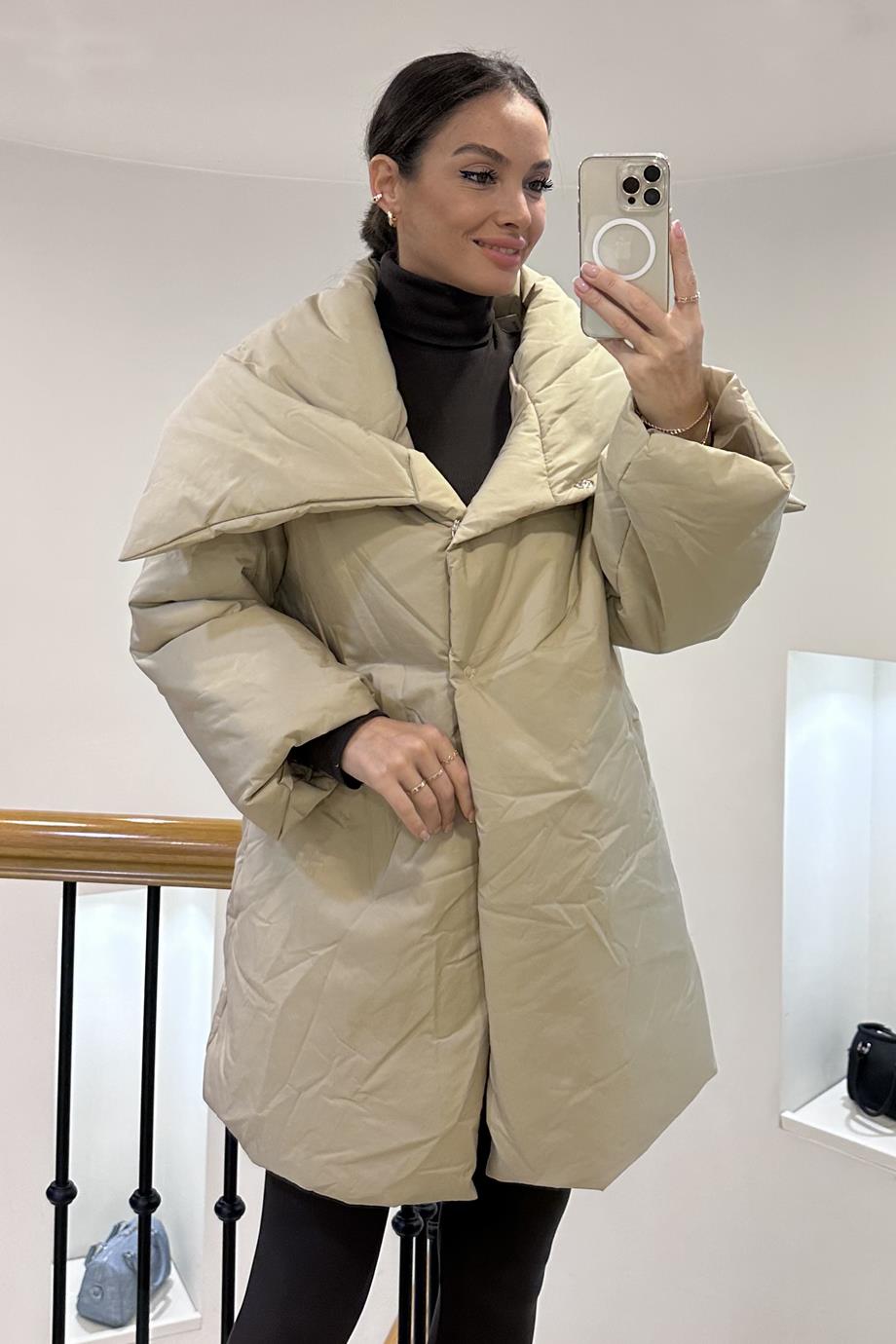 VELA975-2K6 VELA CEKET-BEYAZ