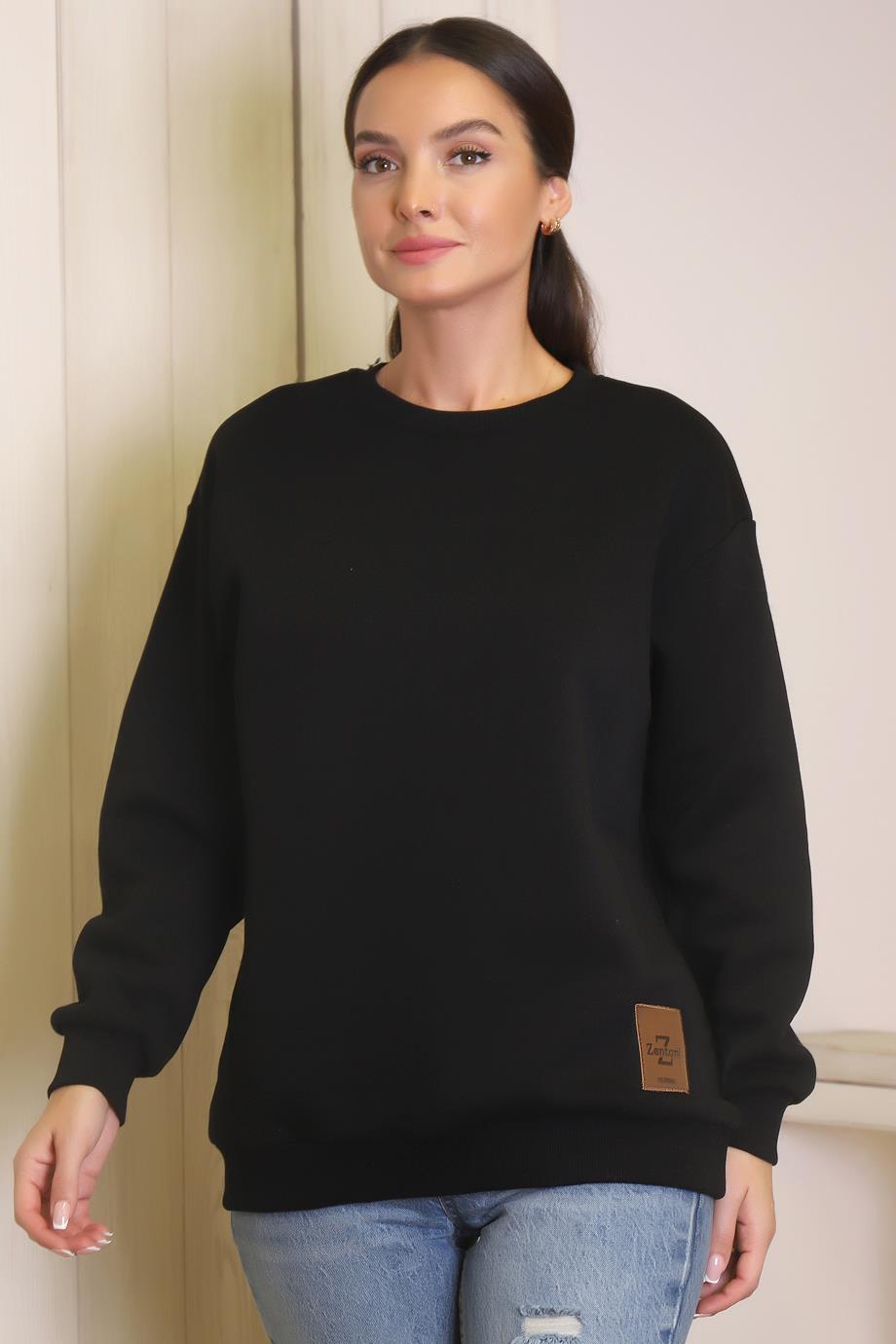 ZENTONİ3044-2K4 ZENTONİ SWEATSİYAH