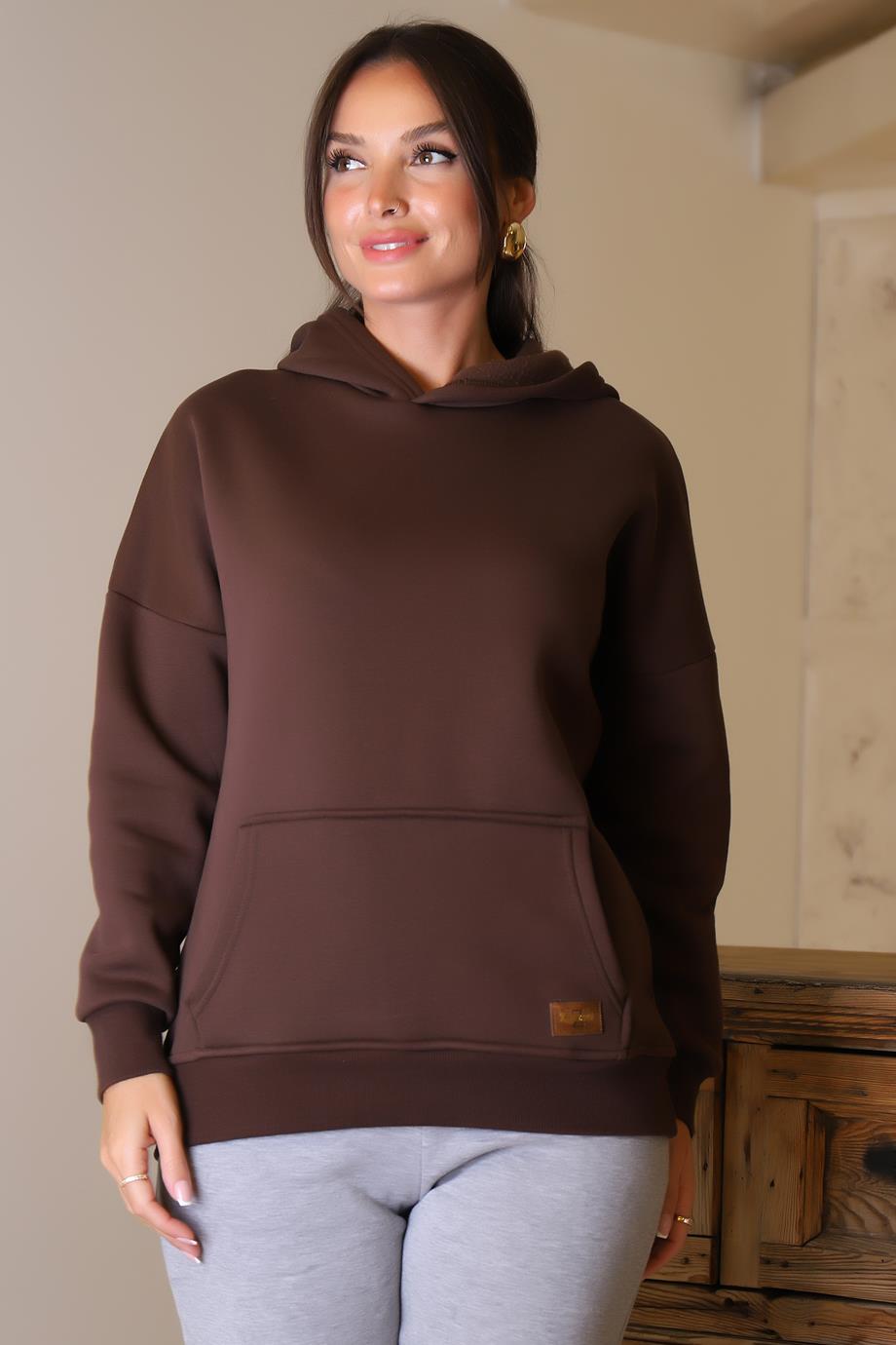 ZENTONİ3046-2K4 ZENTONİ SWEATKAHVE