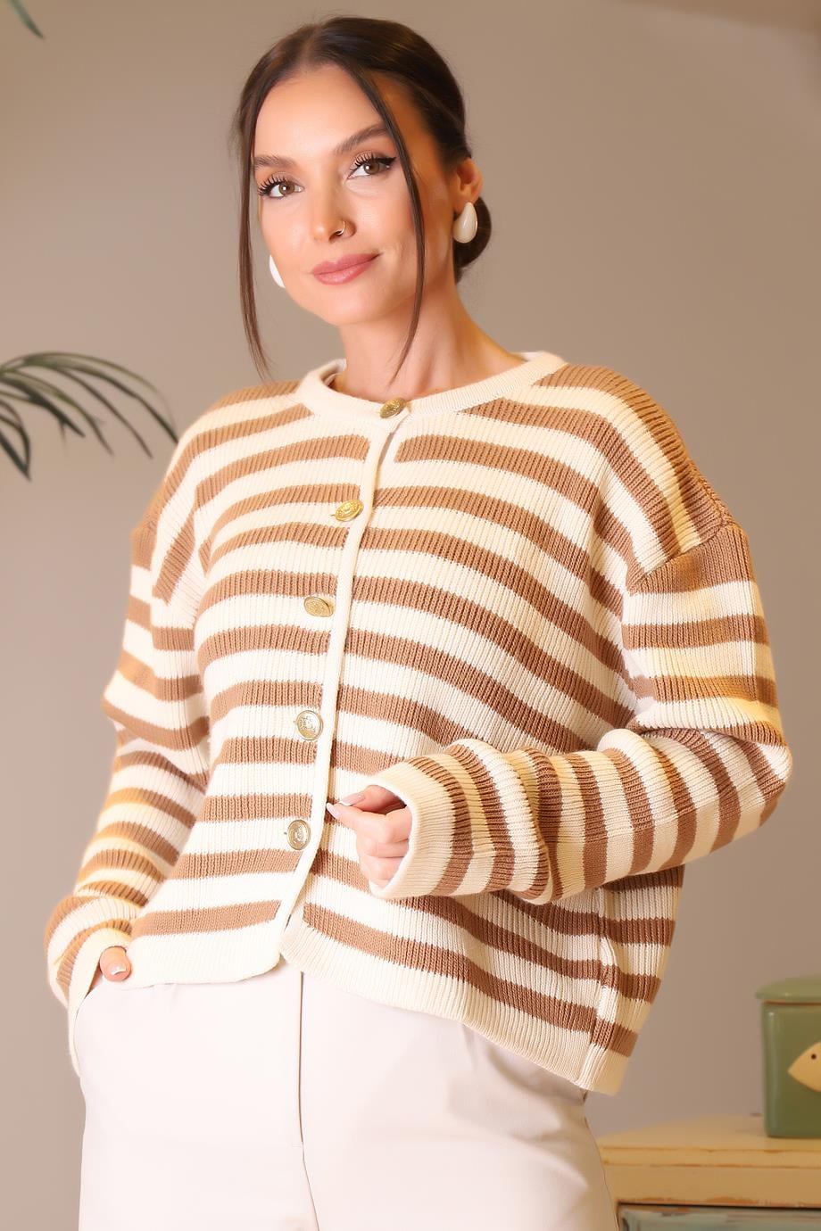 ZENTONİ5181-2K4 ZENTONİ TRİKOCAMEL EKRU