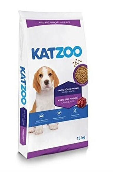 Katzoo Yavru Köpek MamasıKuzu Etlı Pırınclı15Kg