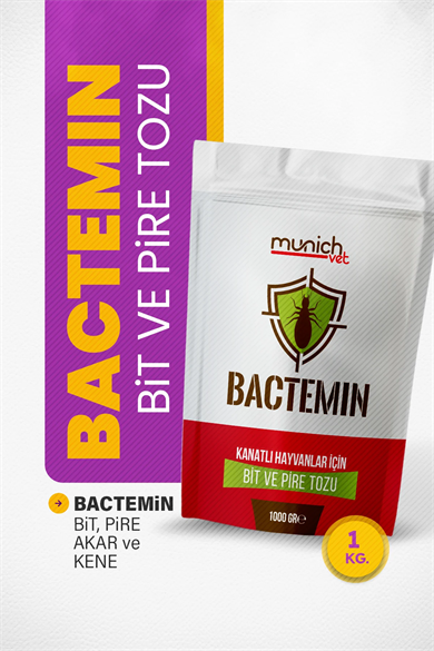 Munich Vet Bactemin Bit Pire ve Kene Tozu 500 gr