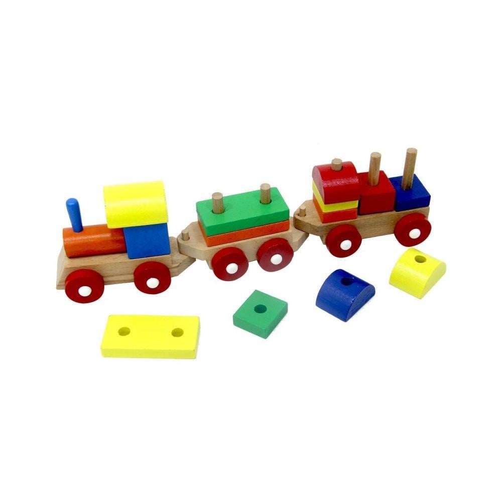 PLW-351Kutulu Ahşap Bloklu Eğitici Tren