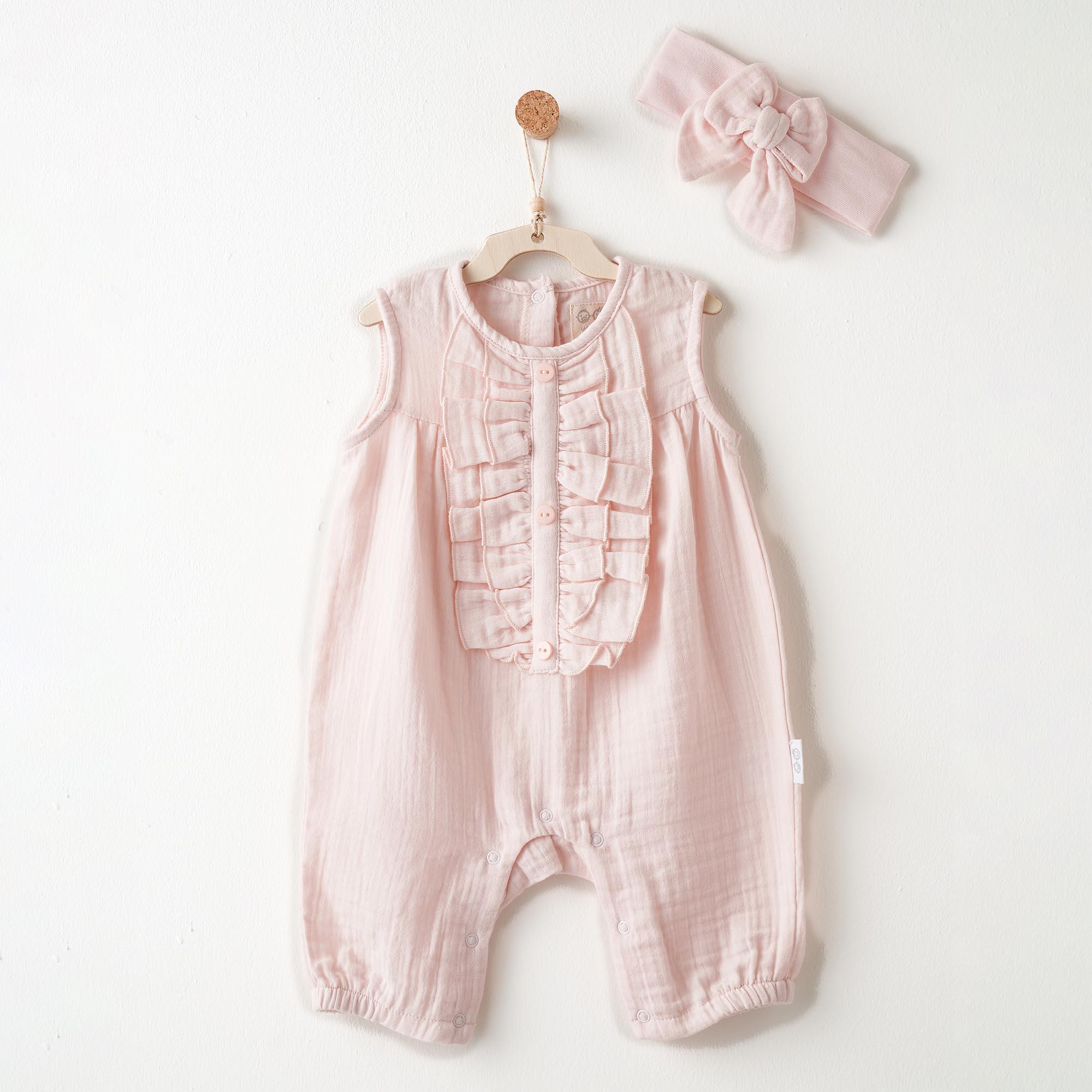 ANW-AC26613Kız Bebek Tulum Takım Romper ANW-AC26613