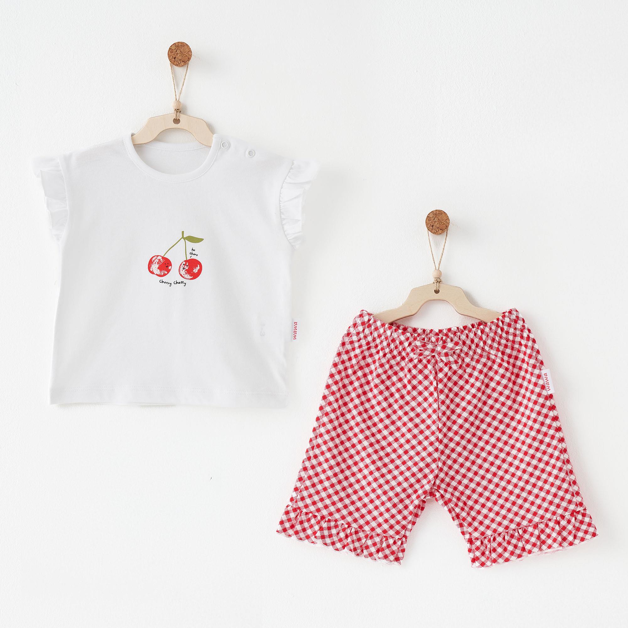 ANW-AC26685Kız Bebek Takım 2 Parça Set ANW-AC26685