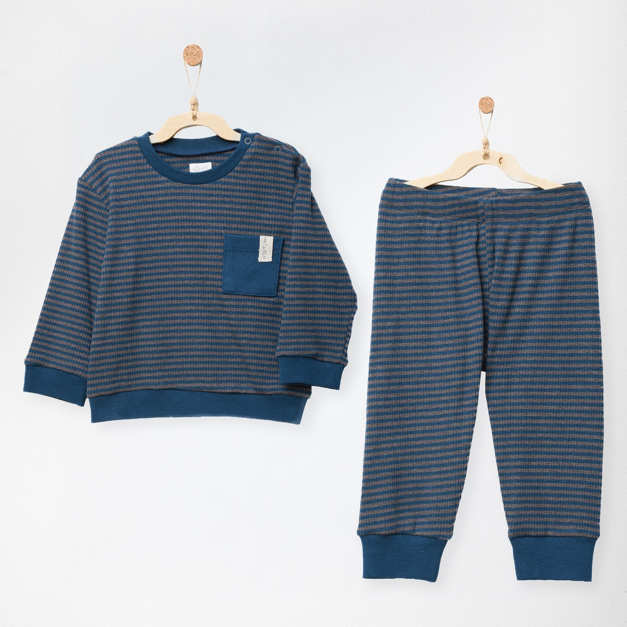 ANW-AC27180Bebek Takım 2 Pcs Set Bamboo Casual ANW-AC27180