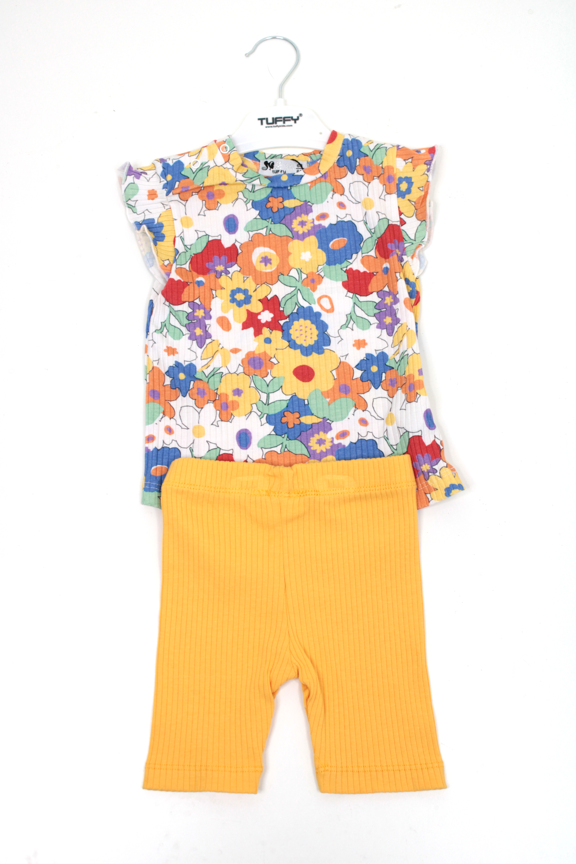 TUF-5634Tuffy Kız Bebe Taytlı Takım 5634