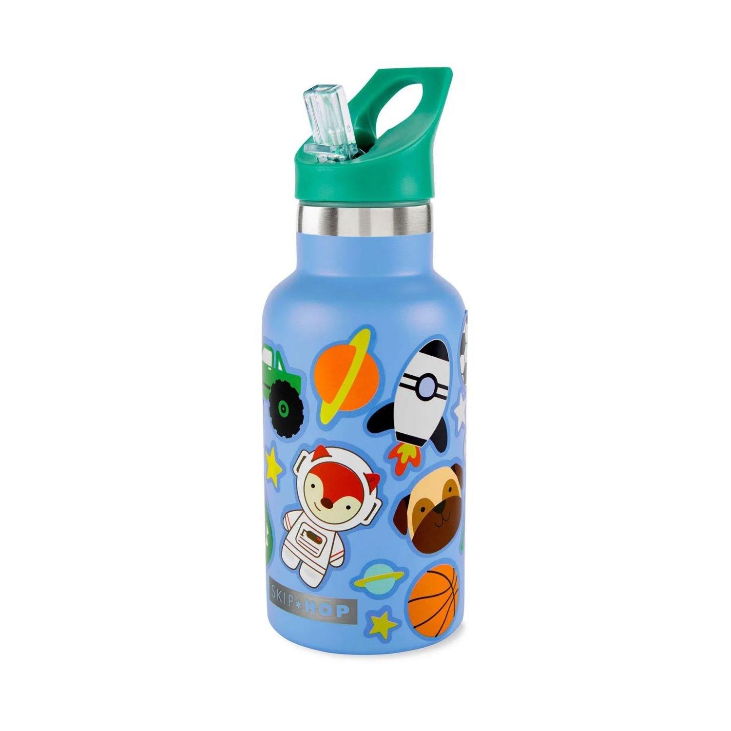 SKP-9Q361010Spark Style Paslanmaz Çelik Stickerli Suluk