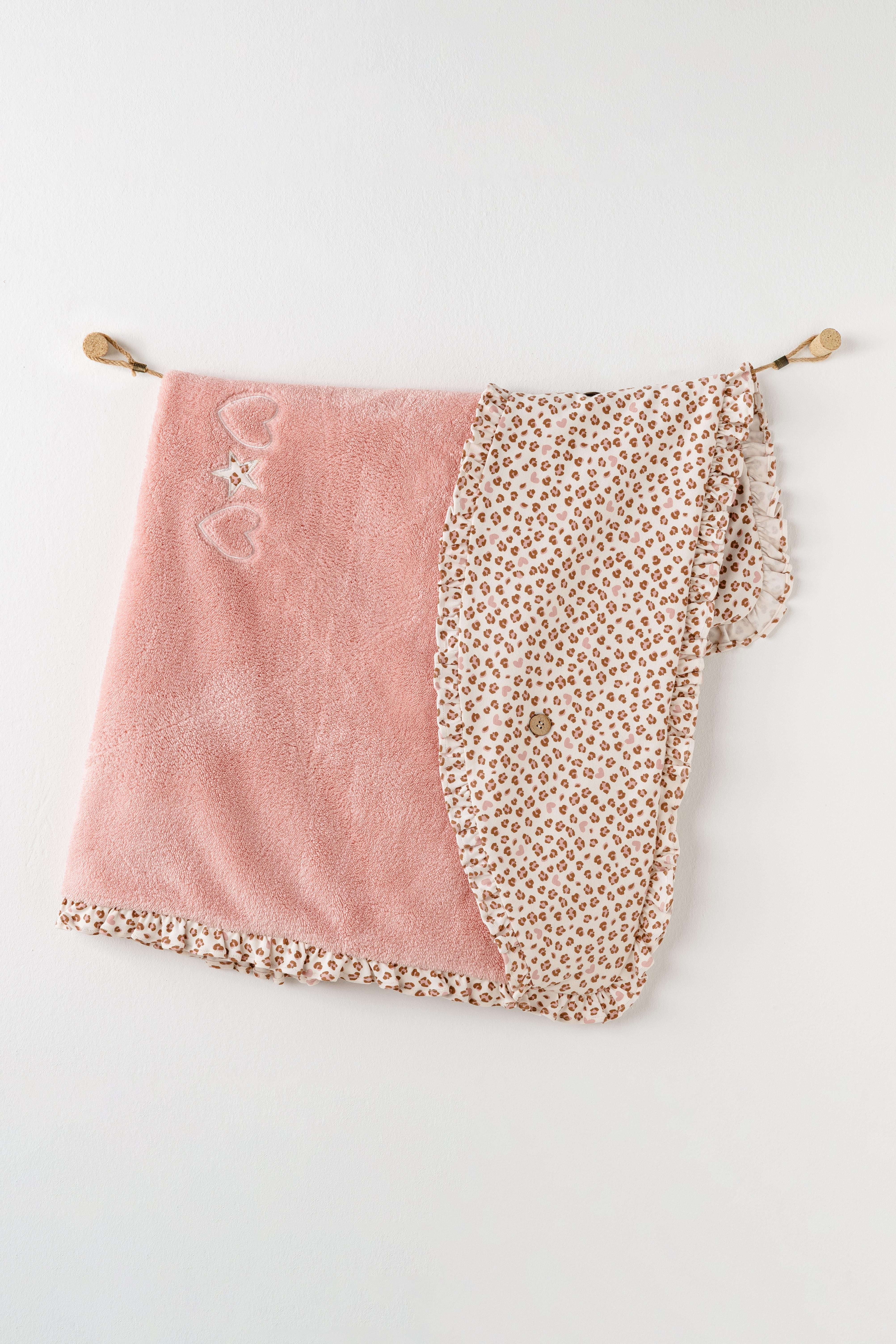 ANW-AC26241Kız Bebek Battaniye Blanket 90x85 Welsoft AC26241