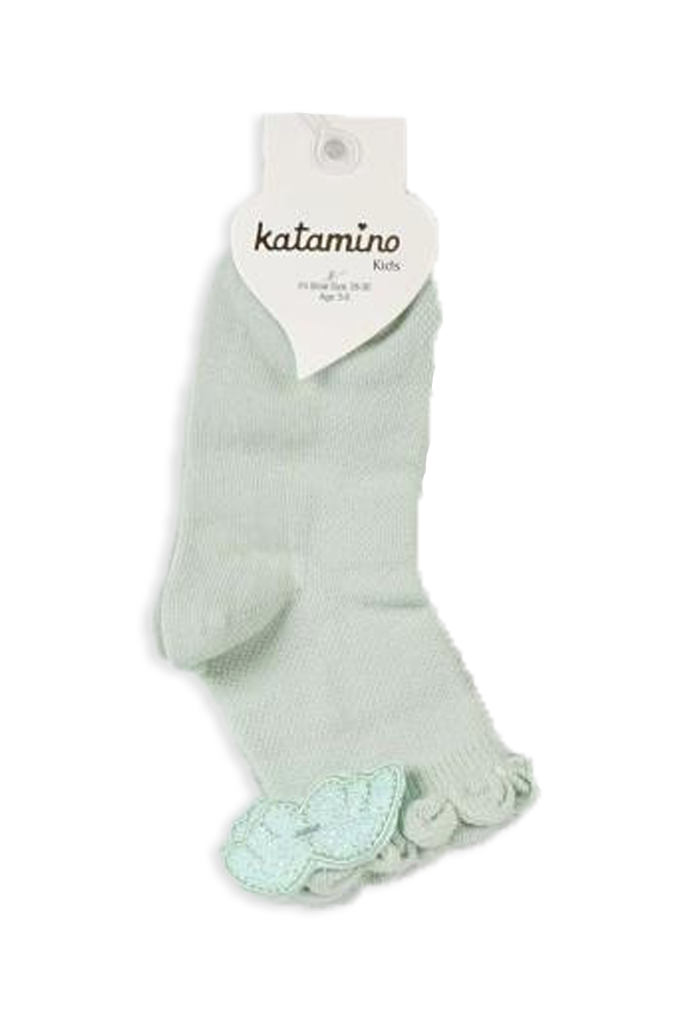 KAT-K22155Senera Lacoste Aksesuarlı Kız Soket Çorap