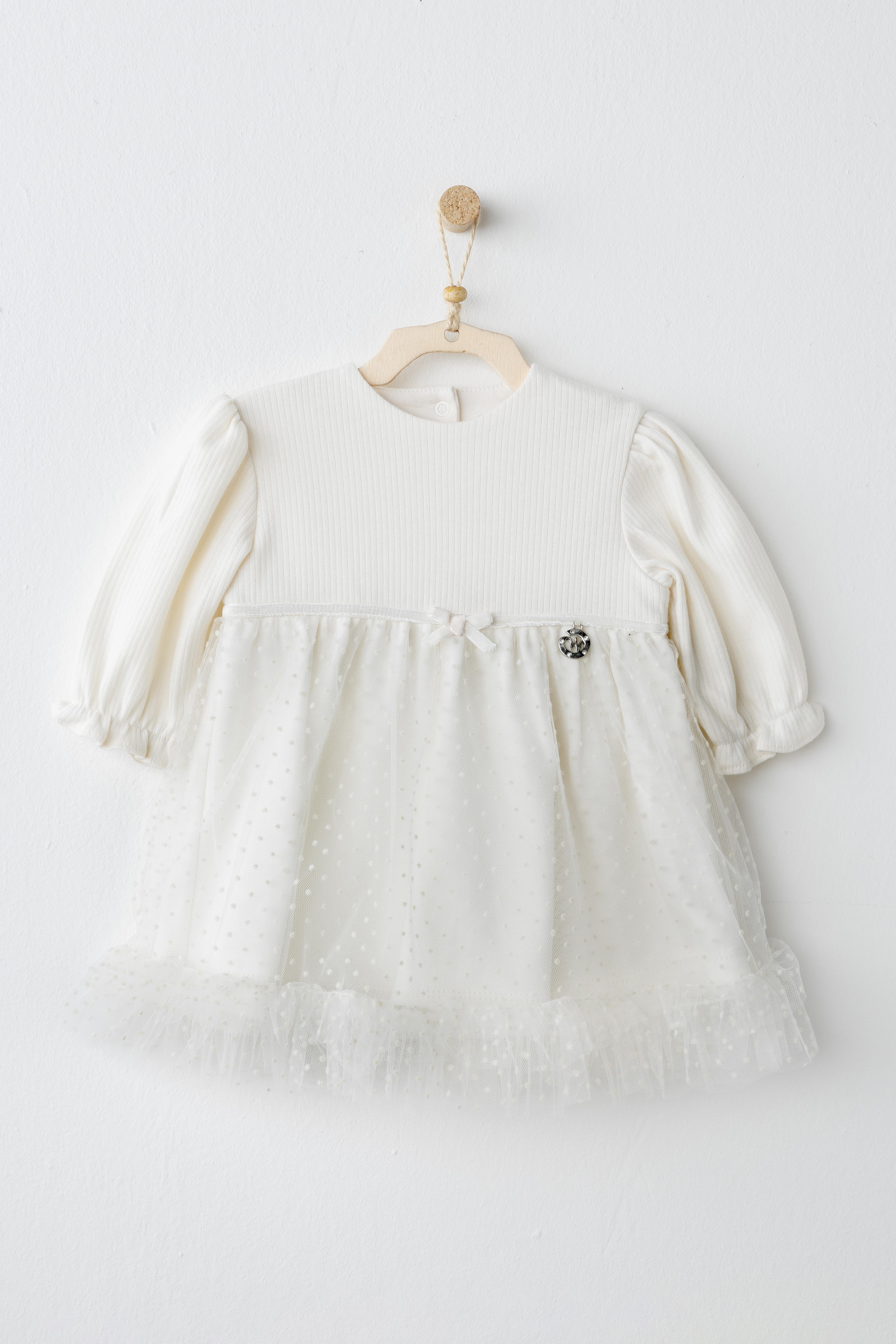 ANW-AC26257Kız Bebek Elbise Dress Baby Bow Bliss AC26257