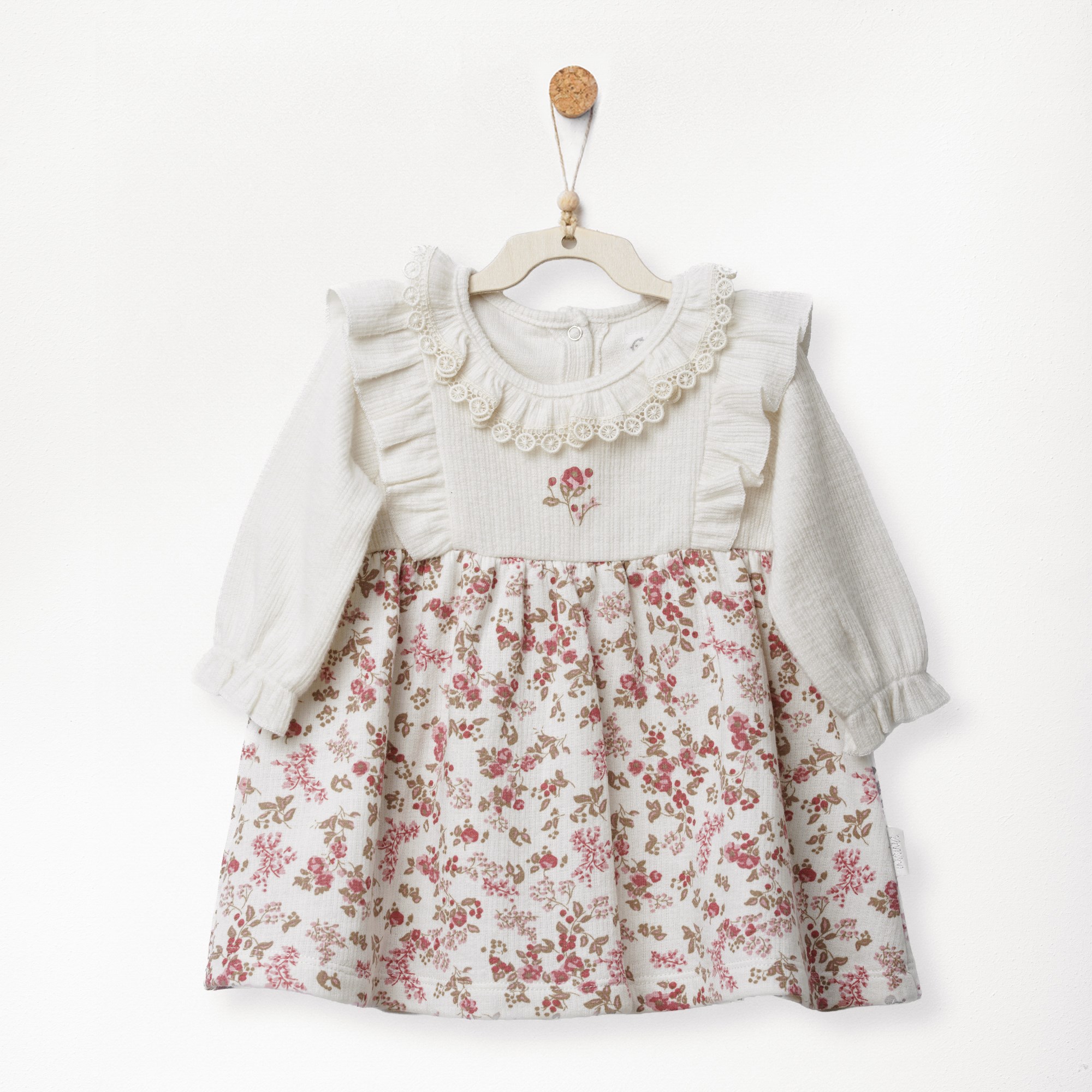 ANW-AC27006Kız Bebek Elbise Dress Floral Dreams ANW-AC27006