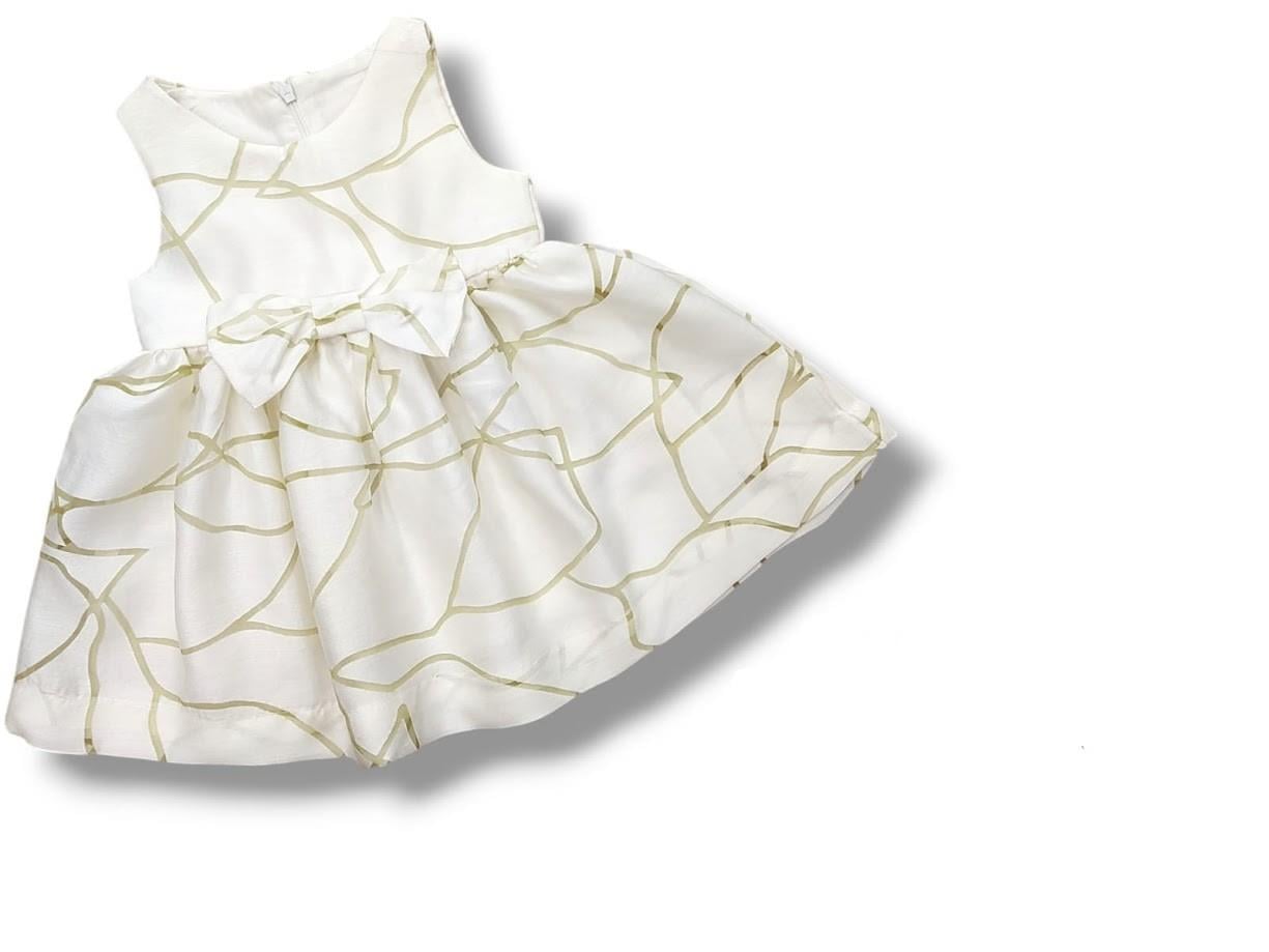 CKB-CK50545Desenli Kız Bebe Elbise CK50545