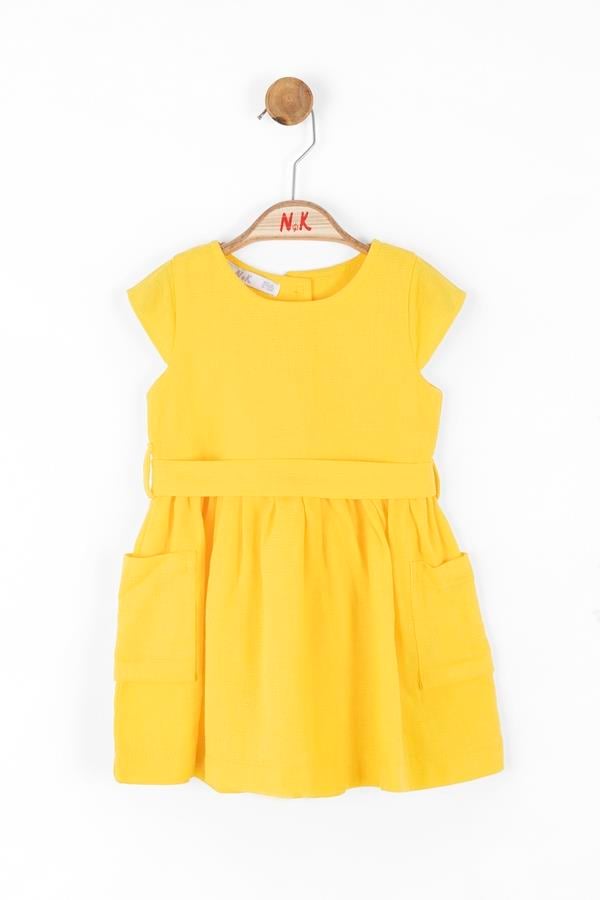NKY-76604Kız Bebek Bahar Elbise 76604