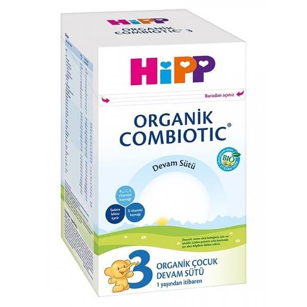 HIP-7577Hipp 3 Organik Combiotik Bebek Sütü 600 gr