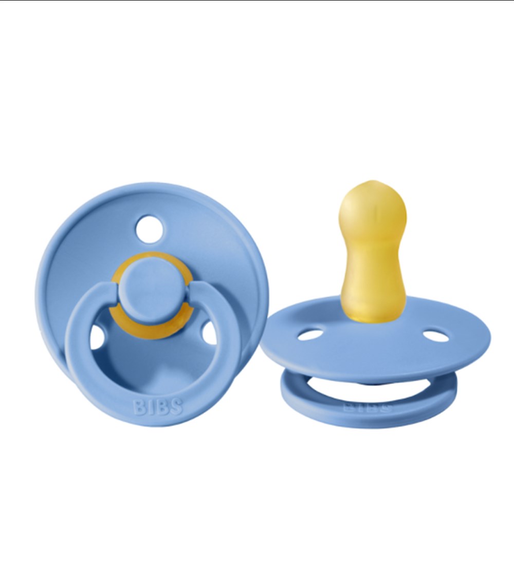 Bibs 100230 Kauçuk Emzik 0-6 Ay Sky Blue