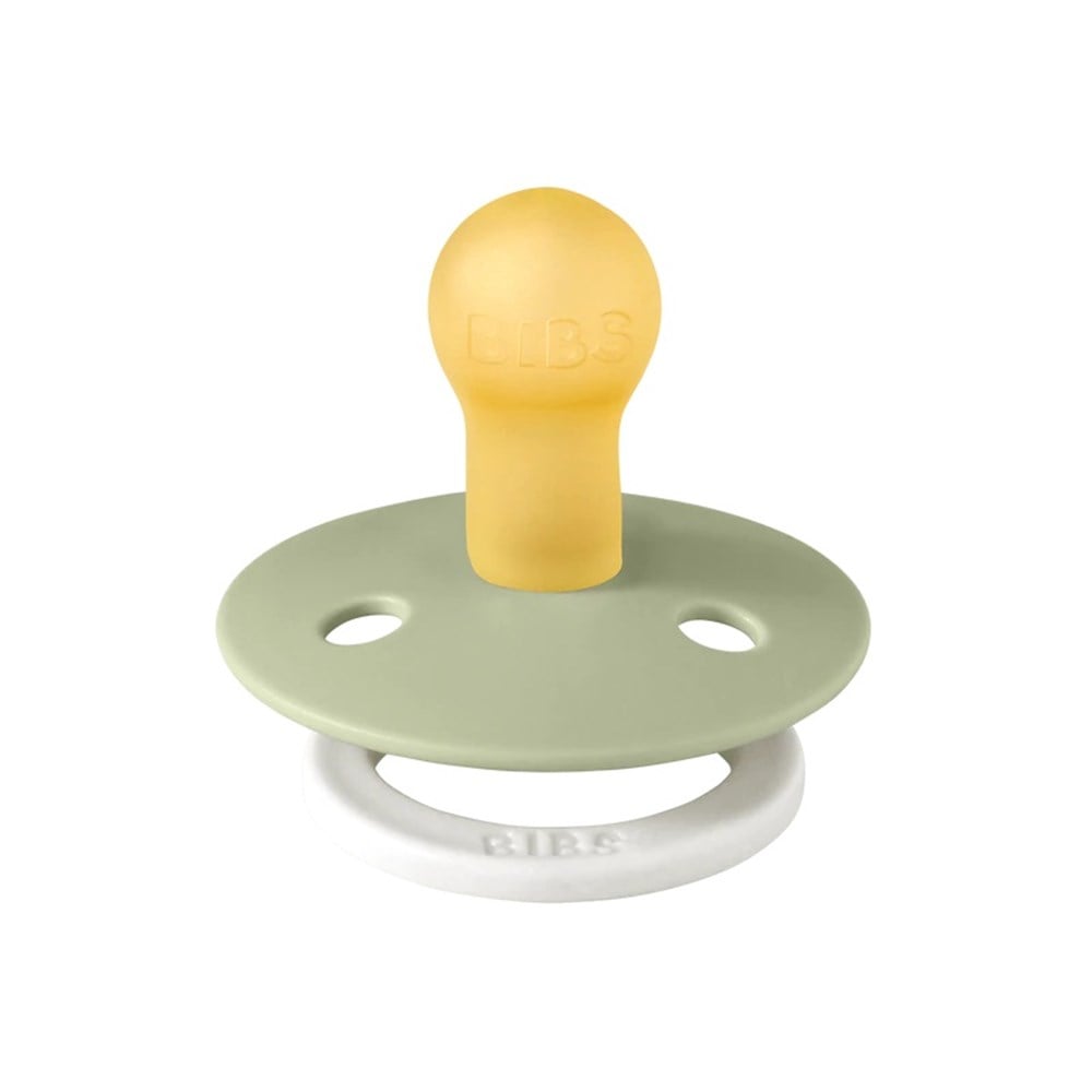 Bibs 100270 Colour Single Kauçuk Gece Emziği Sage GLOW 0-6 Ay