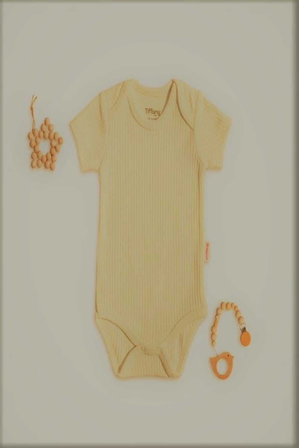 TFN-2337029Tiffany Basic Bebek Fitlli Yarım Kollu Body