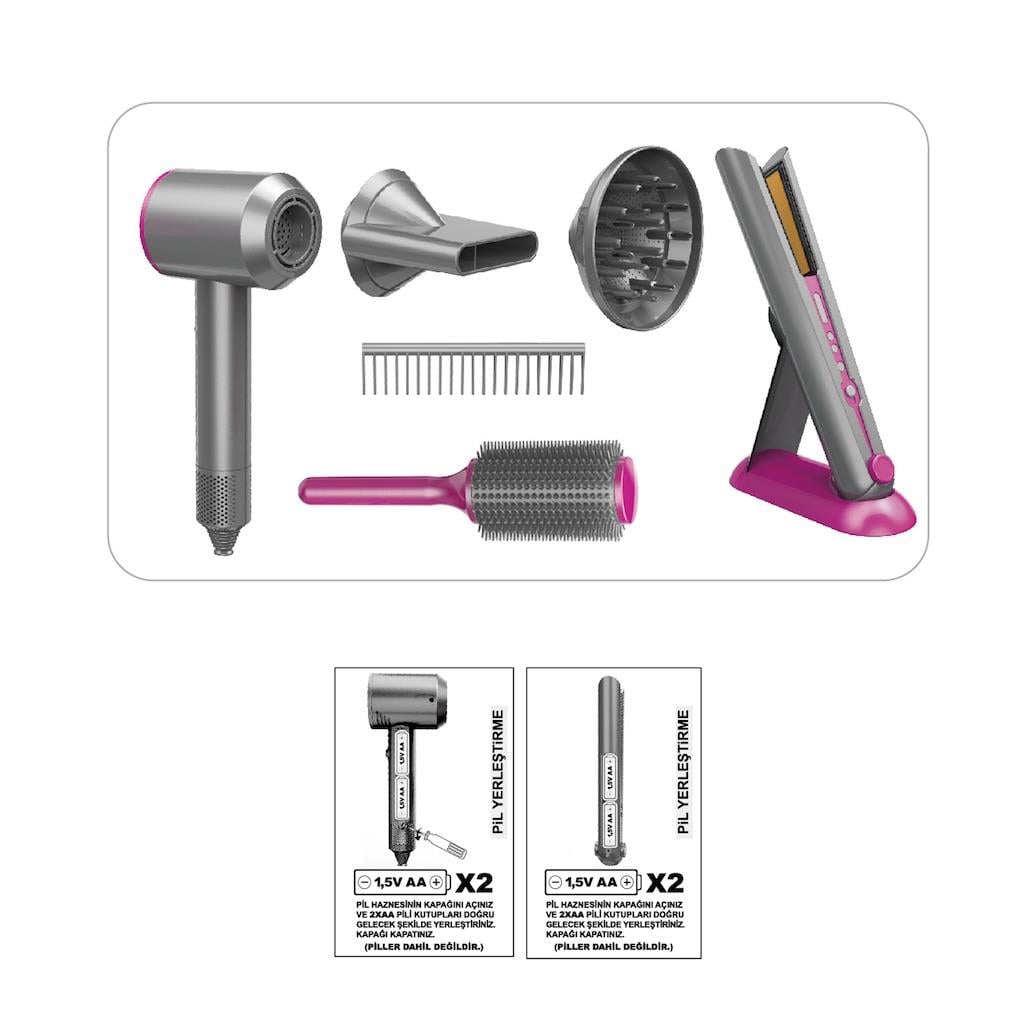 VAR-HUA-1019Vardem Sesli ve Işıklı 2 in 1 Lüks Saç Bakım Seti