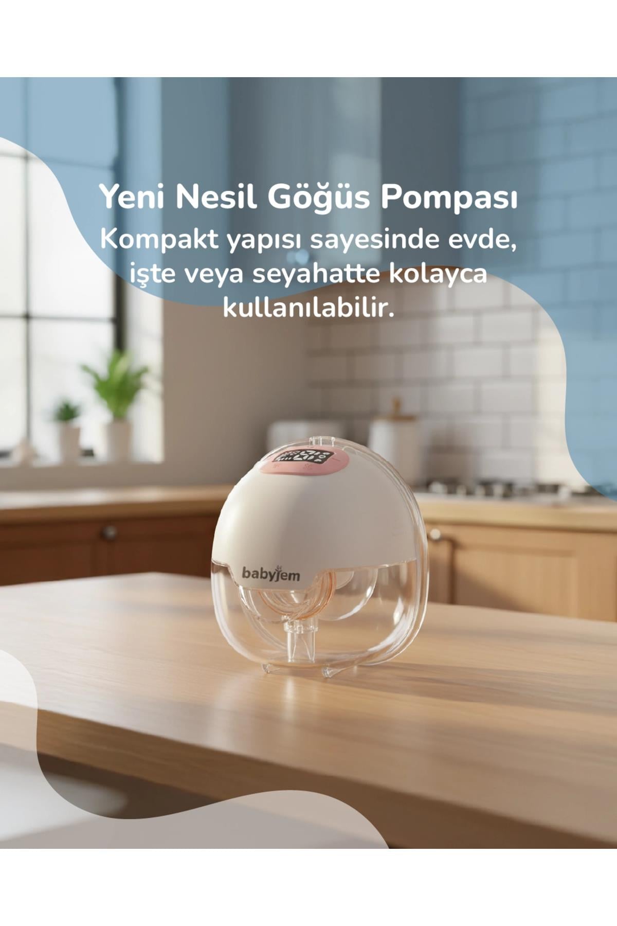 BBJ-893Babyjem Yeni Nesil Giyilebilir Göğüs Pompası BBJ-893