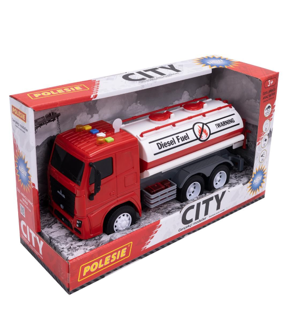 POL-96296Polesie Sürtmeli V2 Tanker Kırmızı Kabin 96296