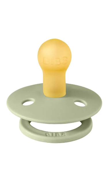 BBS-10016250Bibs Studio Colour Block Kauçuk Emzik-Sage 0-6 Ay