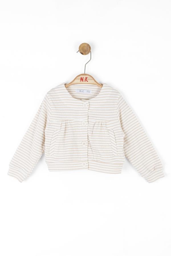 NKY-36609Kız Bebek Cremo Ceket 36609