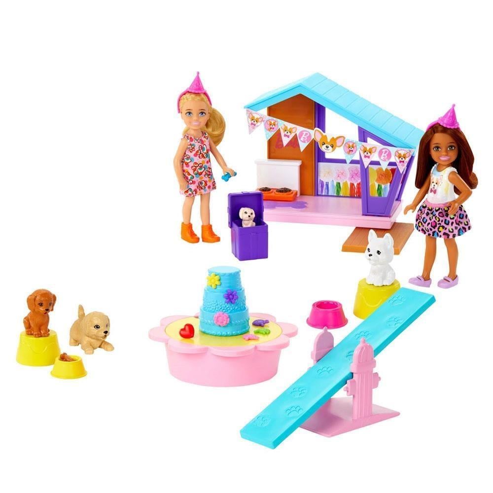 MAT-HJY88Barbie Chelsea Köpekçiğin Doğum Günü Oyun Seti HJY88