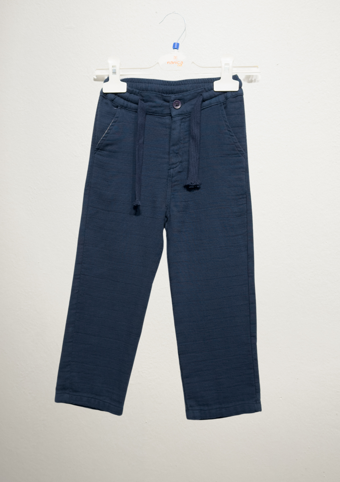 NC-125208Erkek Çocuk İnce Müslin Keten Pantolon 125208
