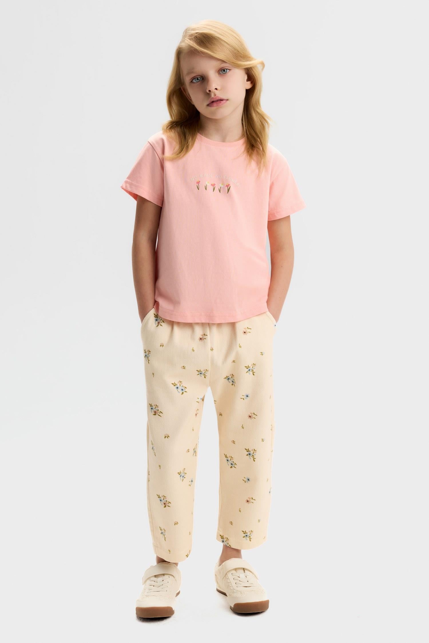 NK-51513Kız Çocuk Full Bloom Pantolon NK-51513