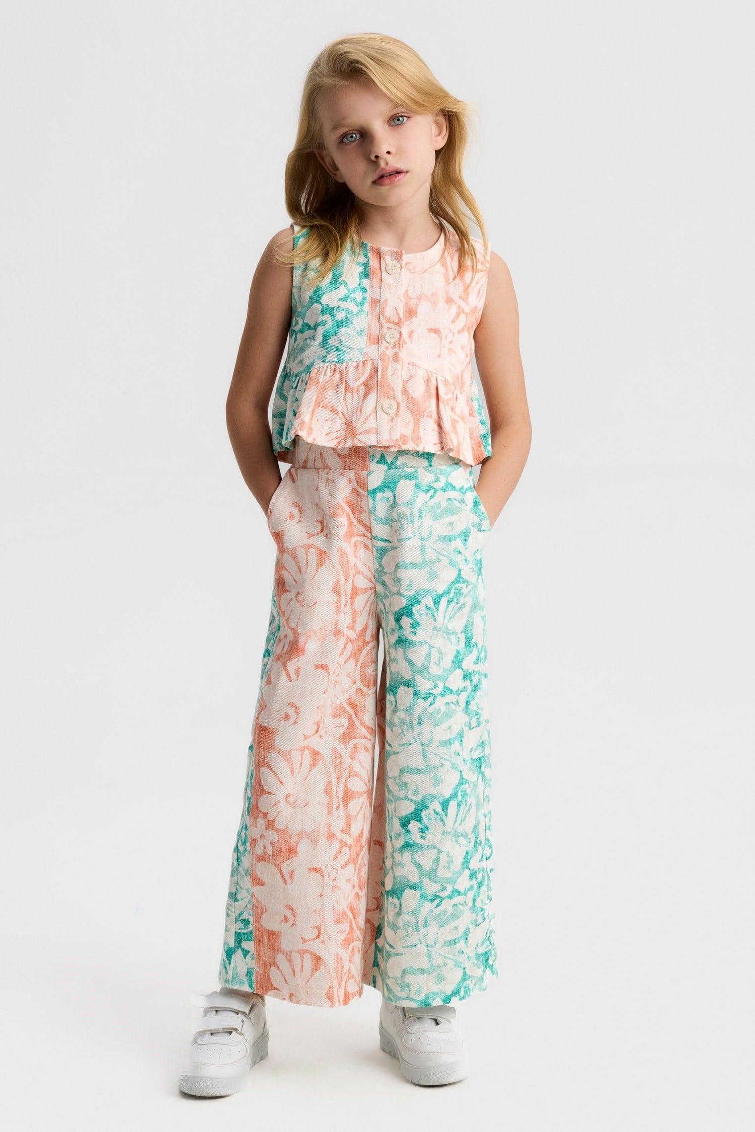 NK-51526Kız Çocuk Elsa Pantolon NK-51526