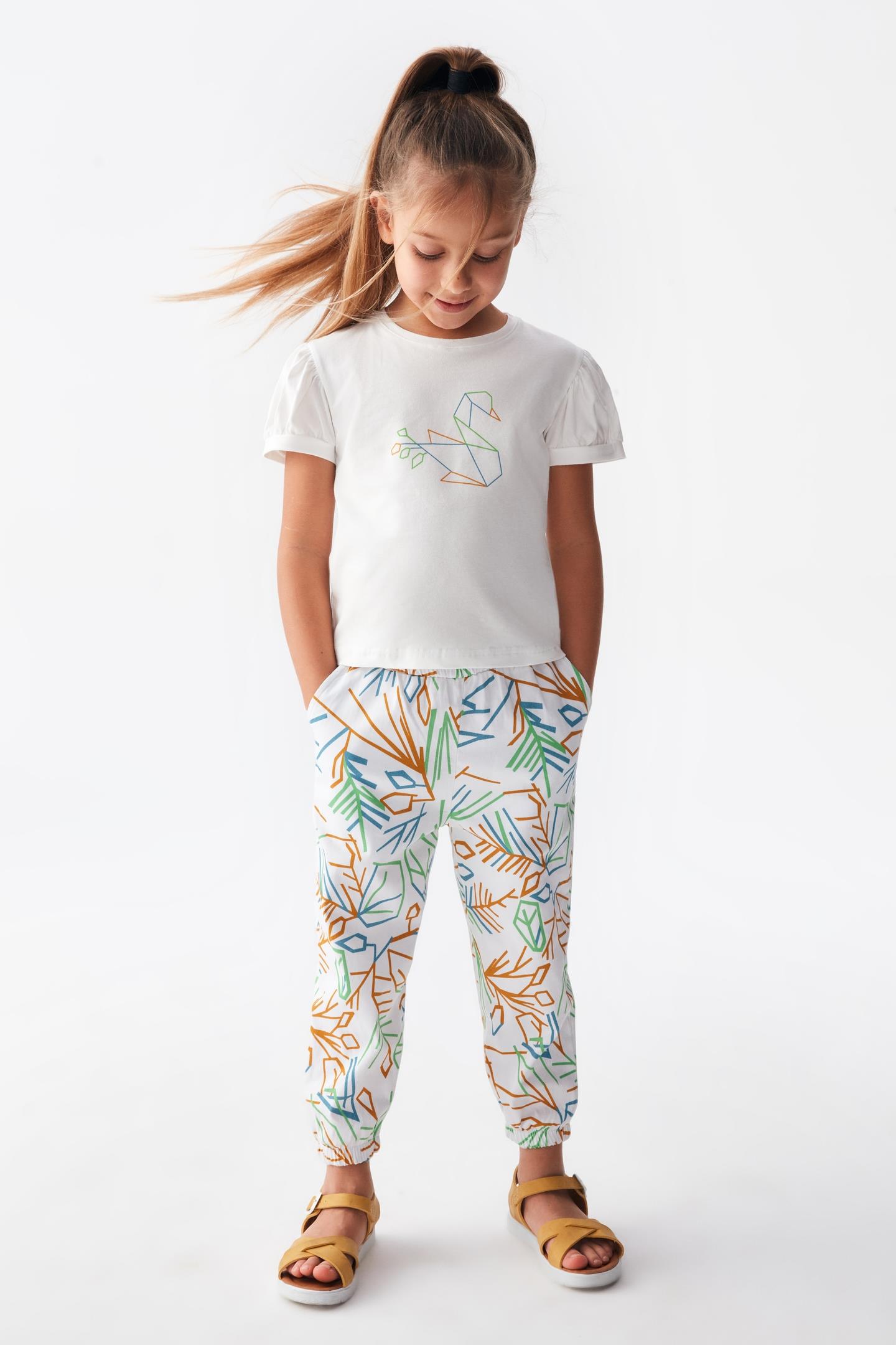 NKY-56508Kız Çocuk Swan Pantolon 56508