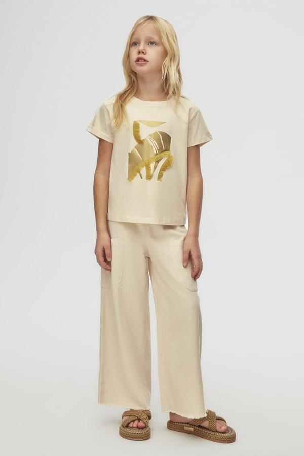 NKY-58318Kız Çocuk Papyrus Pantolon 58318