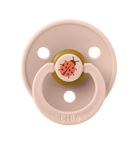 BBS-20025244Bibs Studio Colour Ladybug Emzik-Blush 6 Ay+
