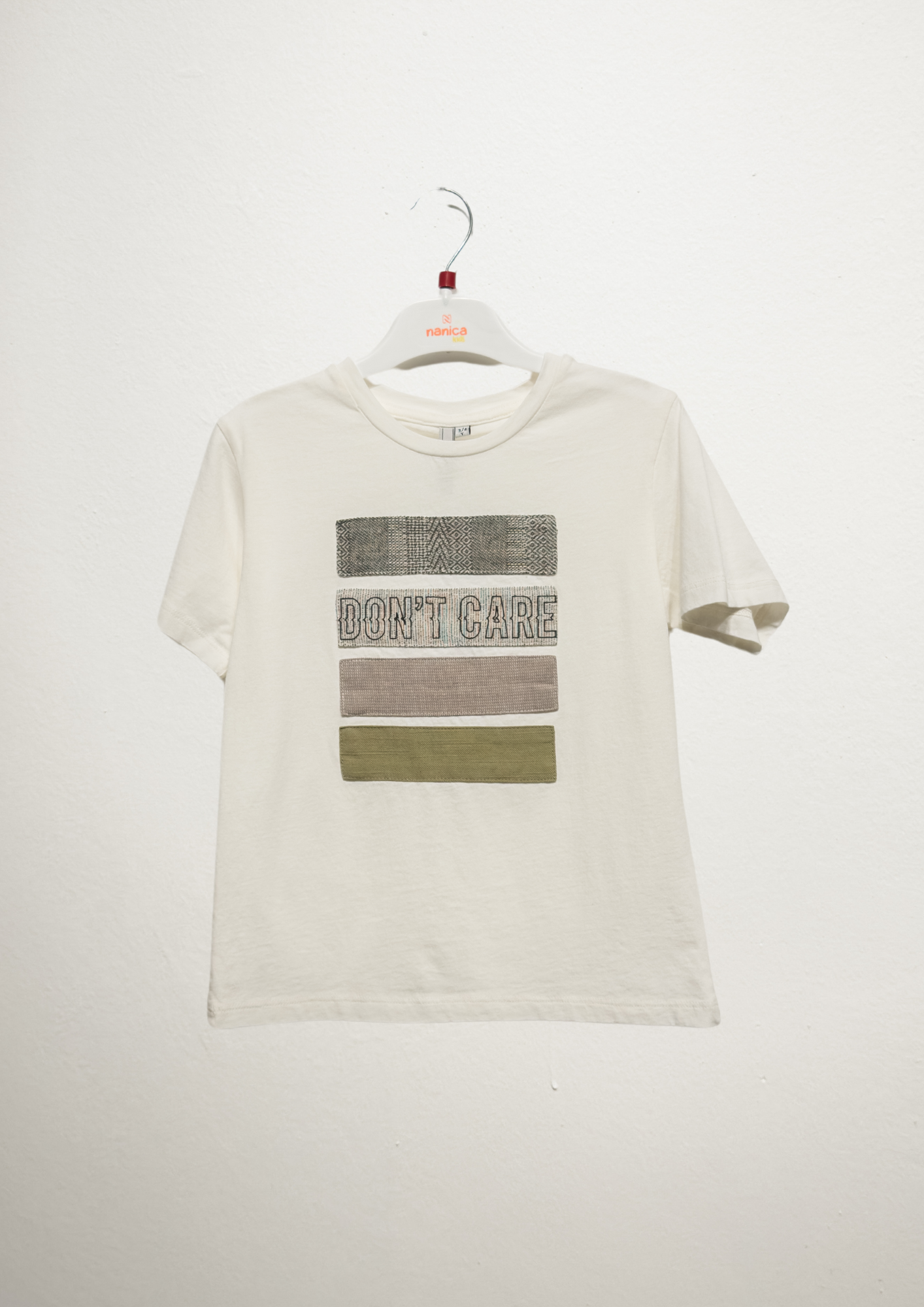 NC-125300Erkek Çocuk Aplikeli Tshirt 125300