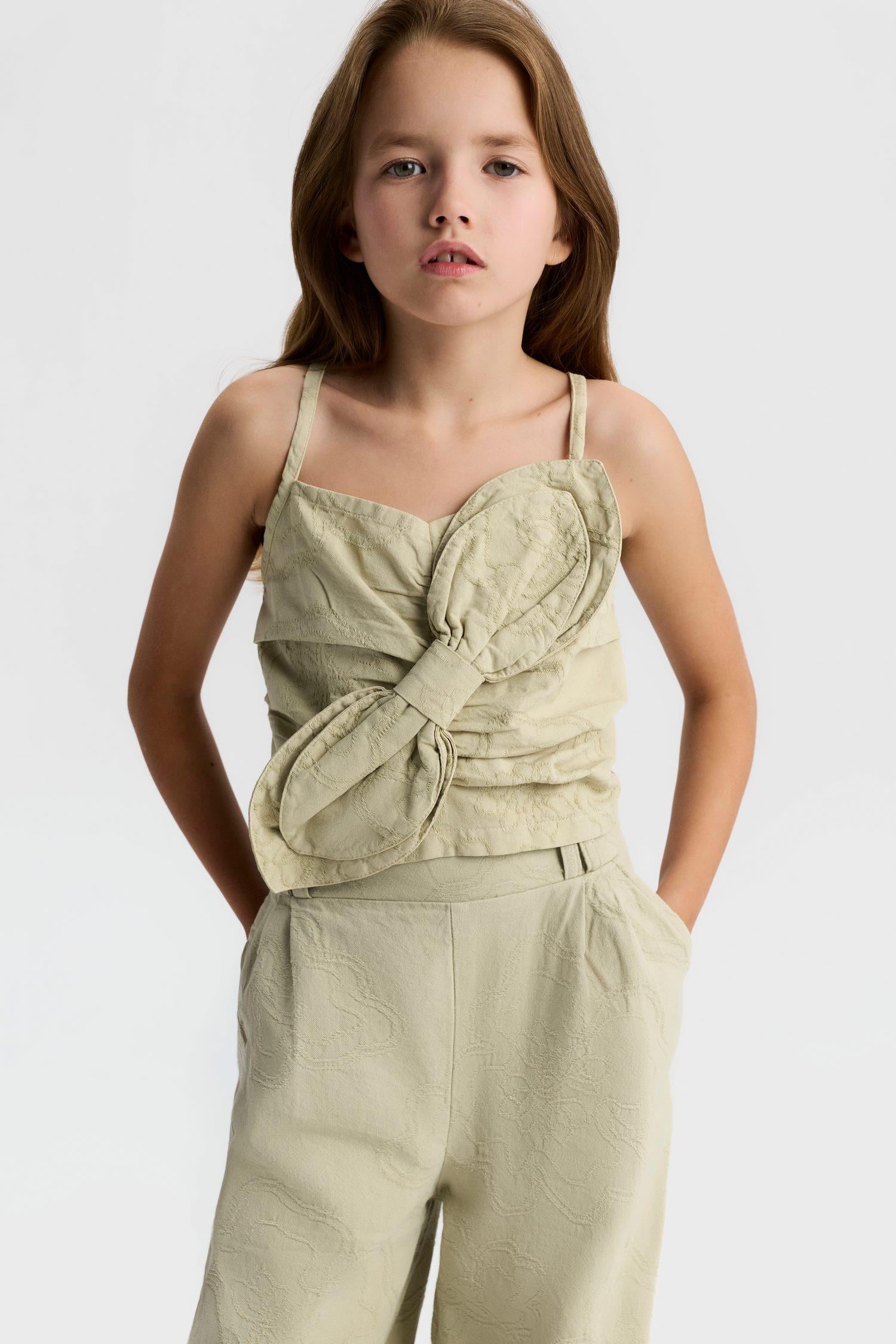 NK-31355-YKız Çocuk Azra Crop NK-31355