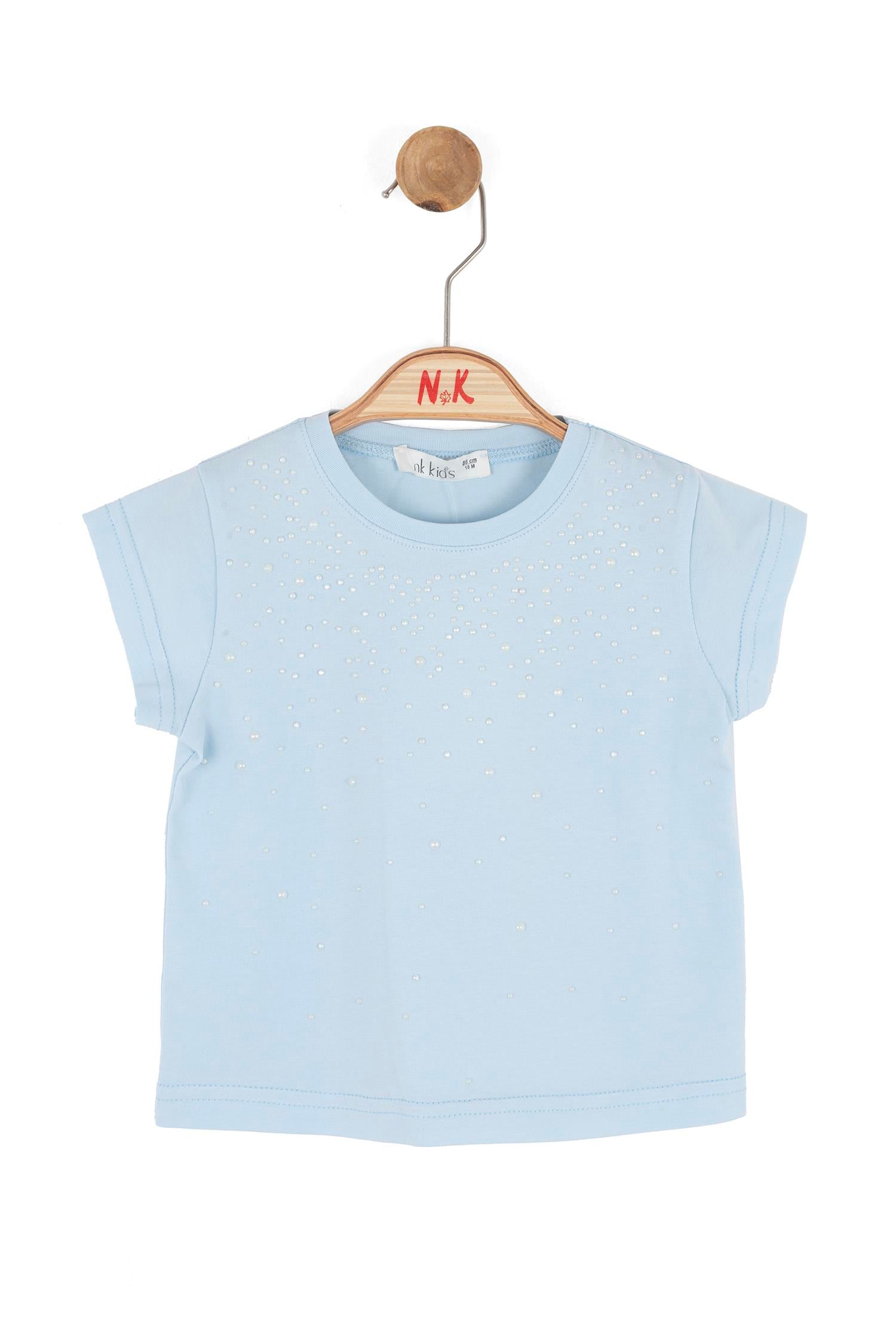 NK-31605Kız Çocuk Pearl Tişört NK-31605
