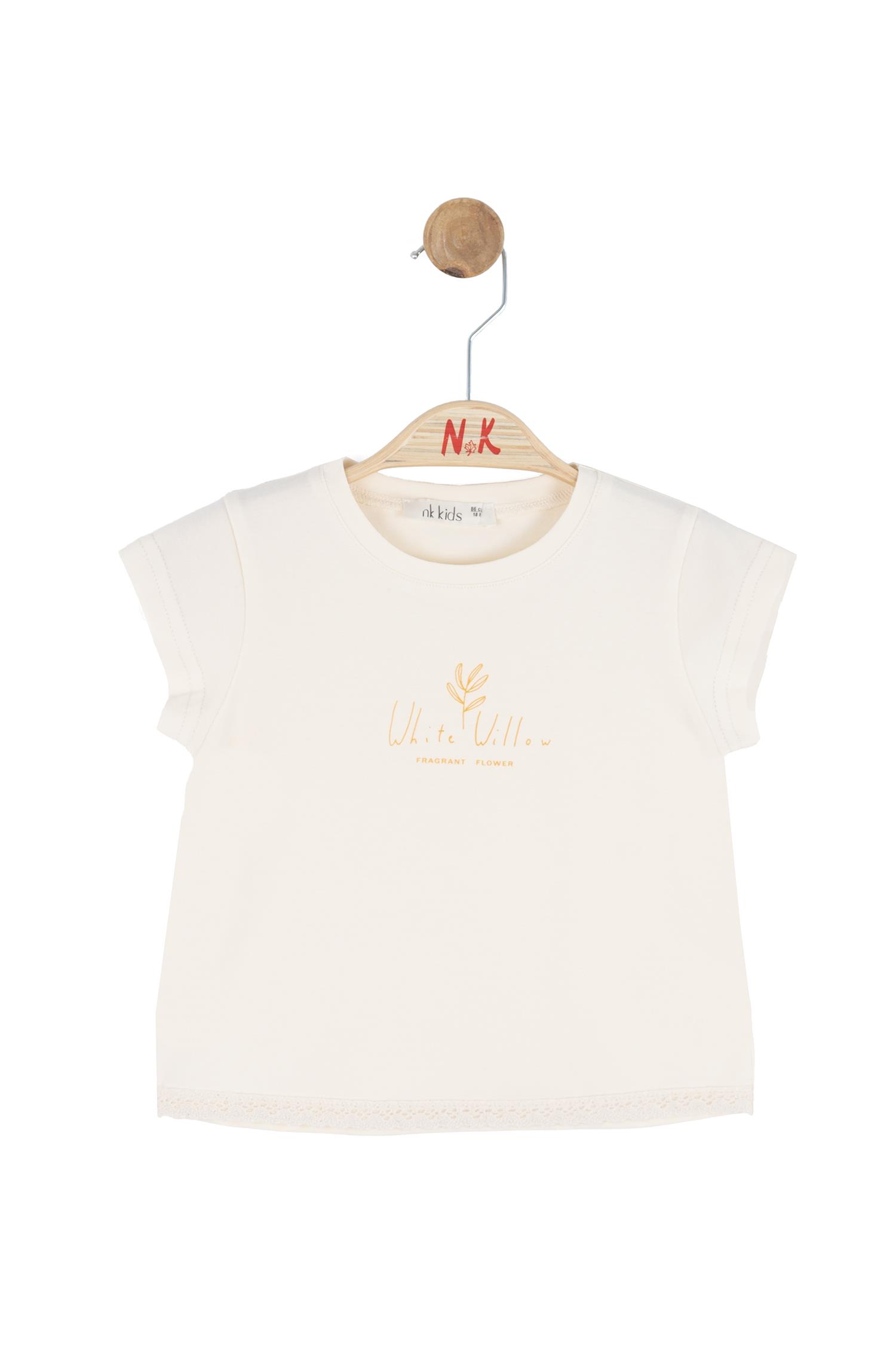 NK-31619-YKız Çocuk Fragrant Tişört NK-31619-Y