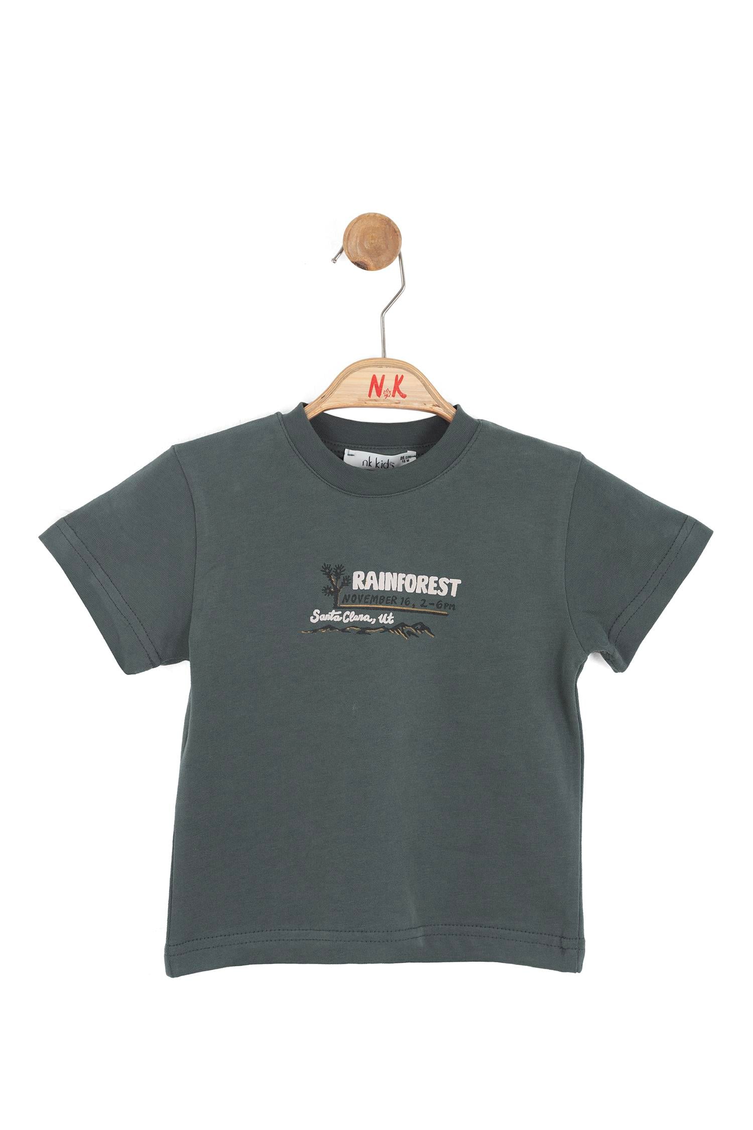 NK-41616-YErkek Çocuk Rain Forest Tişört NK-41616