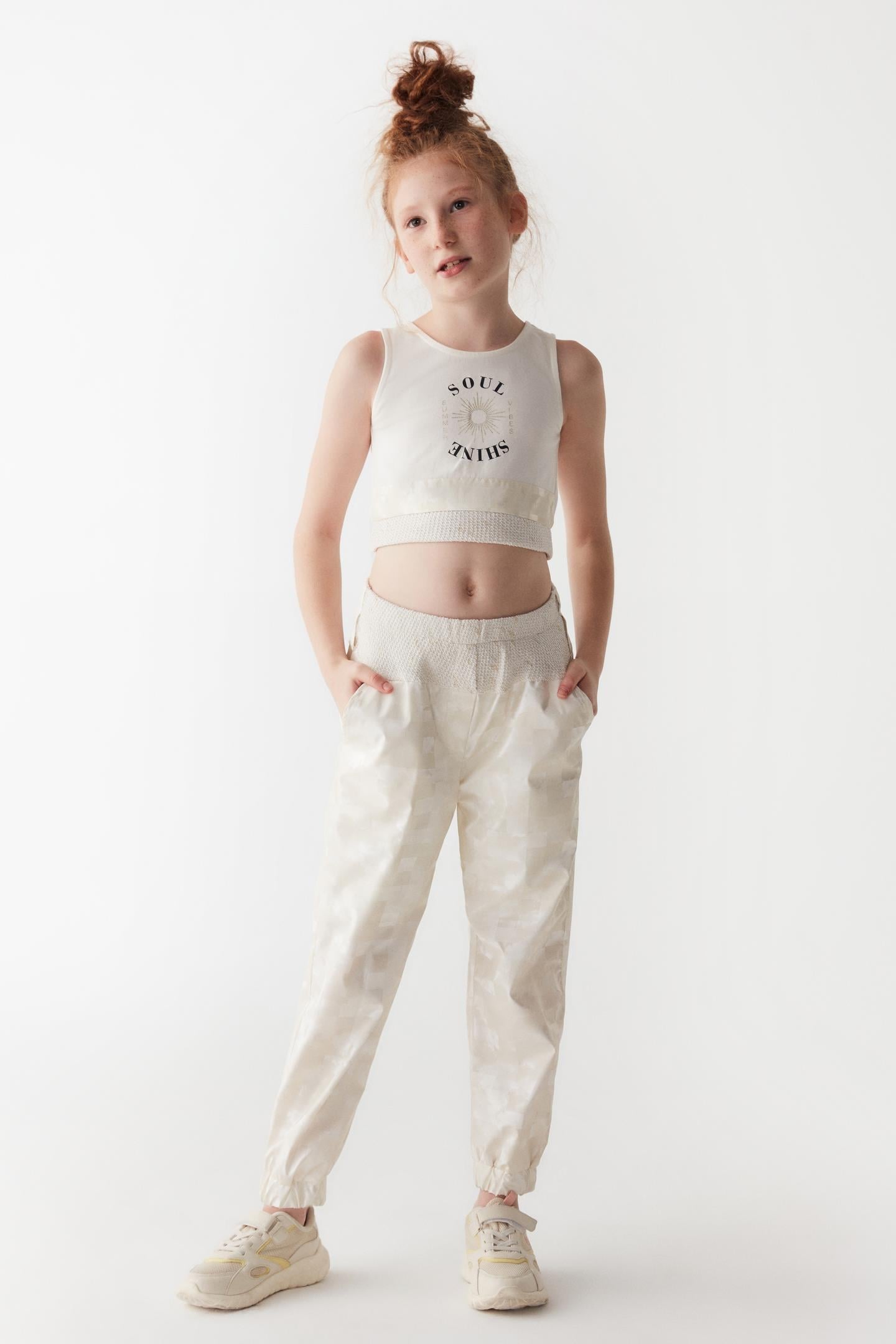 NKY-36333Kız Çocuk Shine Crop 36333