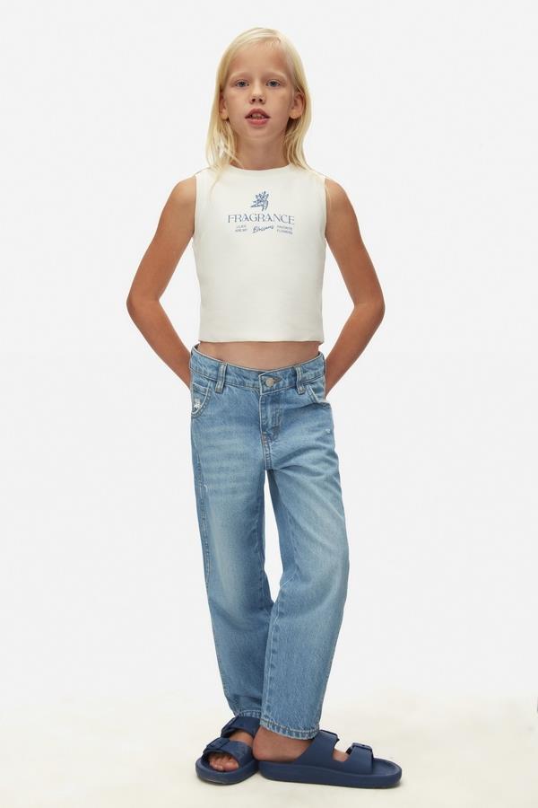 NKY-38361Kız Çocuk Blossom Tshirt