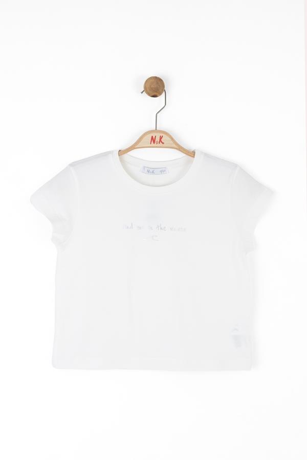 NKY-38373Kız Çocuk Find Tshirt