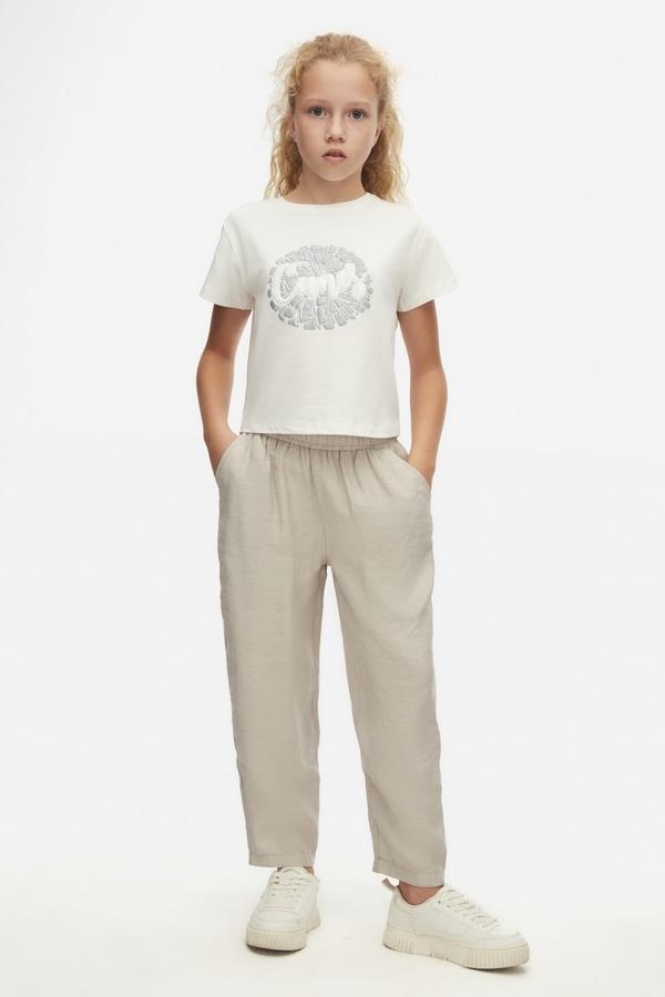 NKY-38382Kız Çocuk Cannes Tshirt