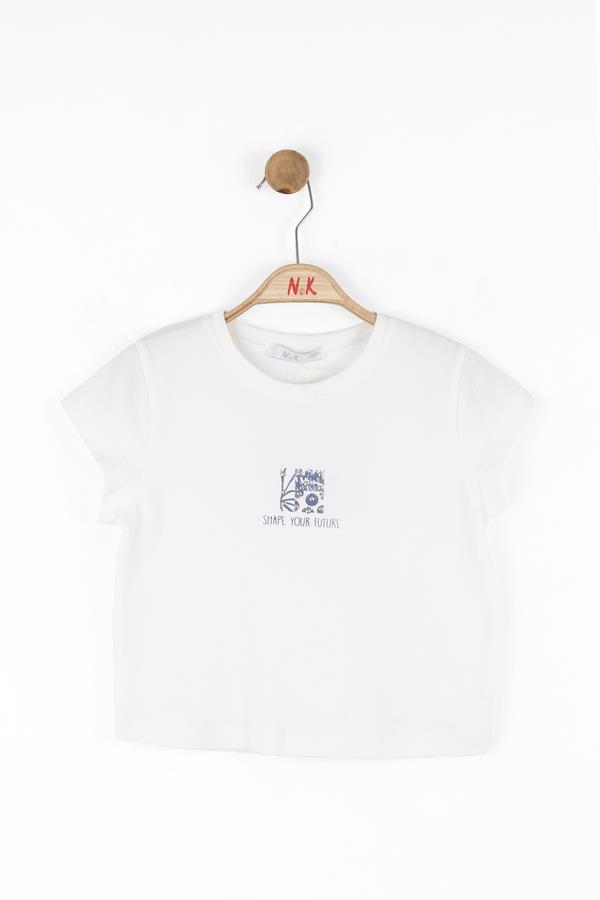 NKY-38396Kız Çocuk Future Tshirt